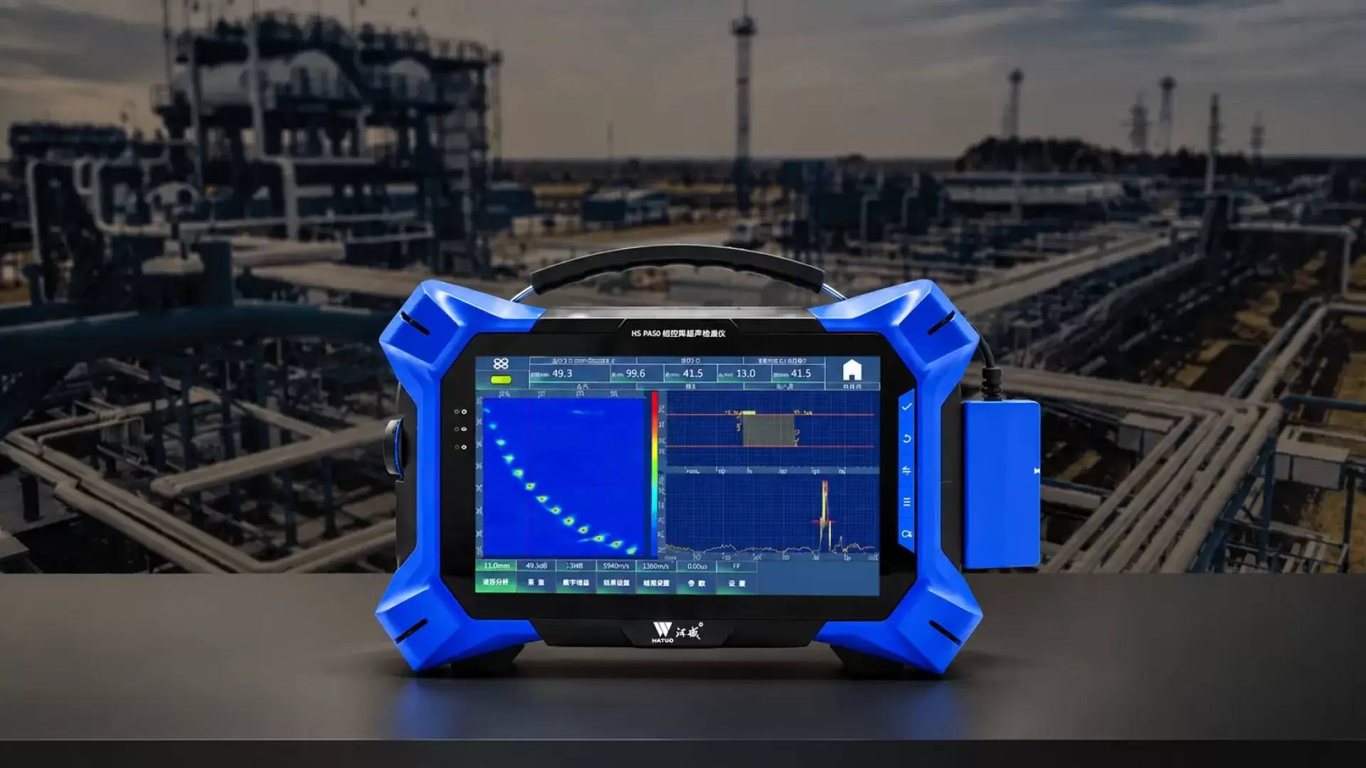 Flaw detectors, thickness gauges and video borescopes.